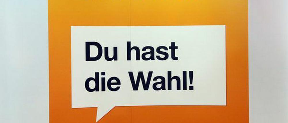Gibt es auch mobil: Der Wahl-O-Mat.
