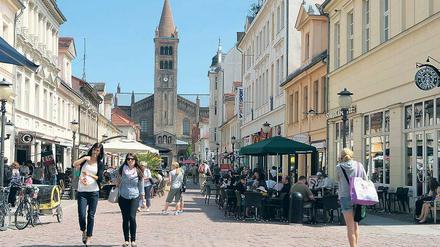 Potsdams Flaniermeile. Die AG Innenstadt will noch mehr Kunden in die Brandenburger und die anliegenden Straßen locken – unter anderem mit kostenlosem Internet.