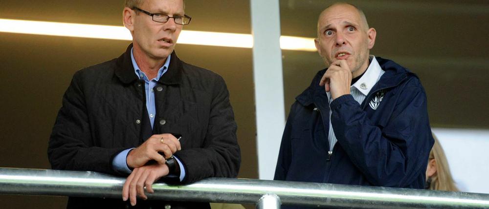 Ungleiches Duo. Klaus Brüggemann und Thomas Bastian (r.) konnten den SV Babelsberg nicht gemeinsam vertreten, meint das Oberlandesgericht München. D