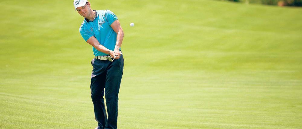 Martin Kaymer, 29, startet morgen in Valhalla in die PGA Championship. 2010 konnte er das traditionell letzte Major-Turnier des Jahres als erster Deutscher gewinnen.