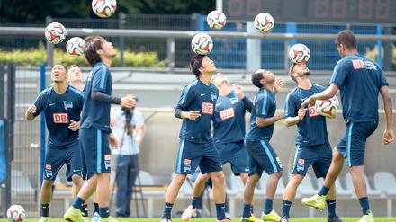 Brust raus, Kinn hoch. In den bisherigen sieben Testspielen zur neuen Saison blieben die Spieler von Hertha BSC ungeschlagen.