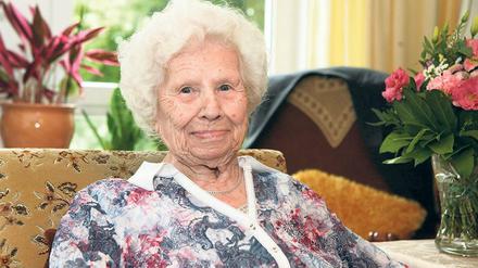 Seit gestern dreistellig. Elisabeth Kroffke feierte 100. Geburtstag.