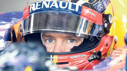 Wohin fährt er denn? Den Erfolgen mit Red Bull fährt Vettel derzeit hinterher.