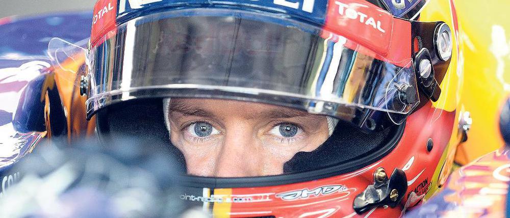 Wohin fährt er denn? Den Erfolgen mit Red Bull fährt Vettel derzeit hinterher.