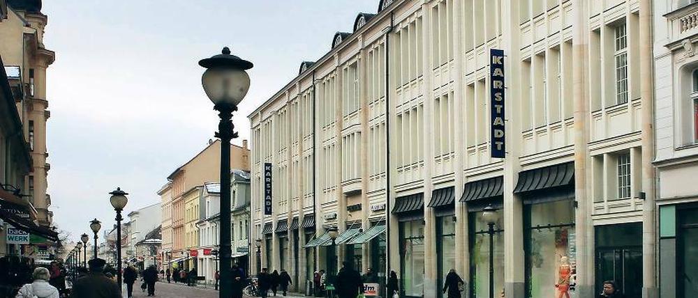 Das Karstadt-Kaufhaus in Potsdam.