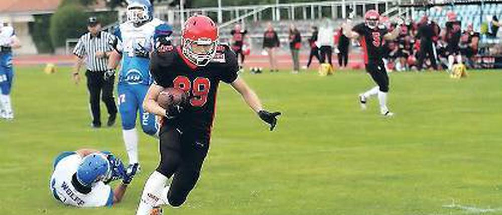 Max Martens Touchdown in der ersten Minute brachte die Royals am Sonntag auf die Siegesstraße.