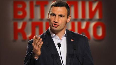 Ex-Boxer und Neu-Bürgermeister von Kiew: Vitali Klitschko.
