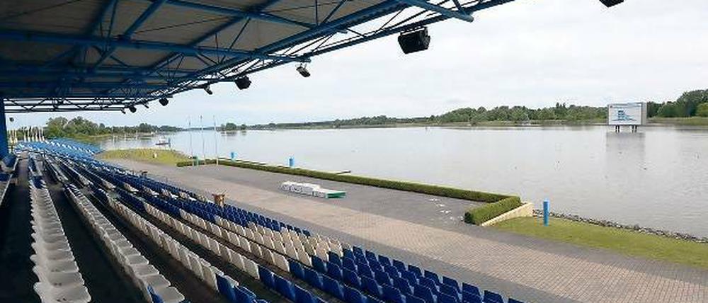 Modern und fit für Olympische Spiele ist die Regattastrecke am Beetzssee.