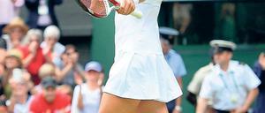 Unerschütterliches Selbstvertrauen. Angelique Kerber verkraftete, dass sie im dritten Satz sechs Matchbälle vergab.