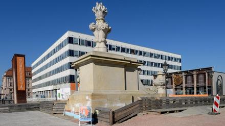 Hier stand sie früher: die Garnisonkirche. Um einen möglichen Wiederaufbau streitet die Stadt.
