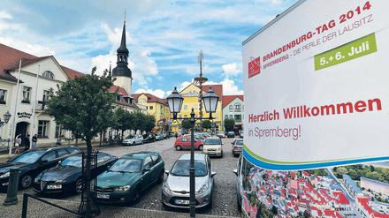 Auf Hochtouren laufen die Vorbereitungen in Spremberg für das Landesfest.