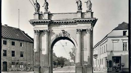 Heute nicht mehr da. Das Berliner Tor in Potsdam.