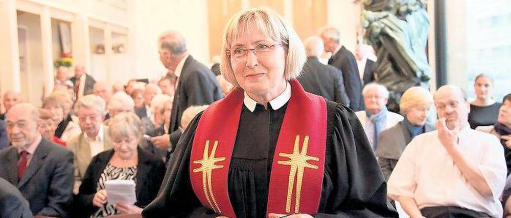 Schweres Erbe: Cornelia Radeke-Engst ist neue Garnisonkirchenpfarrerin.