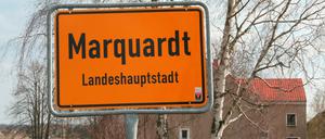 Wurde 2003 eingemeindet: Der kleine Ort Marquardt am Rande von Potsdam.