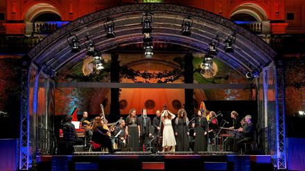 Eröffnungskonzert in der Orangerie.