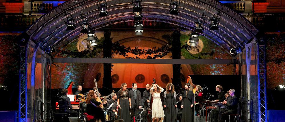 Eröffnungskonzert in der Orangerie.