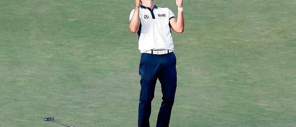 Es ging auch ohne Hilfe von oben. Martin Kaymer überzeugte bei den US Open vom ersten bis zum letzten Schlag.