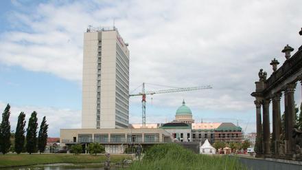Stein des Anstoßes: Das Hotel Mercure.