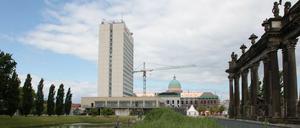 Stein des Anstoßes: Das Hotel Mercure.