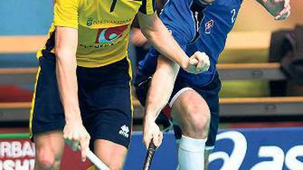 Floorball alias Uni-Hockey. In Potsdam steckt dieser Sport noch in den Kinderschuhen.