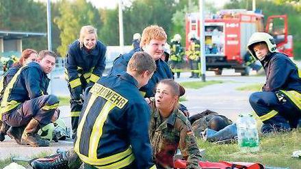 Übung. Bei der Alarmierung aller Ortswehren hakt es noch.