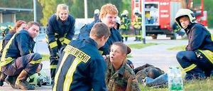 Übung. Bei der Alarmierung aller Ortswehren hakt es noch.