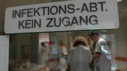 Sicheritsbereich im Krankenhaus.