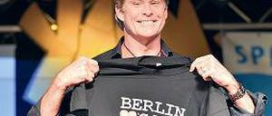 Wahl-Berliner. David Hasselhoff liebt die einstige Mauerstadt.