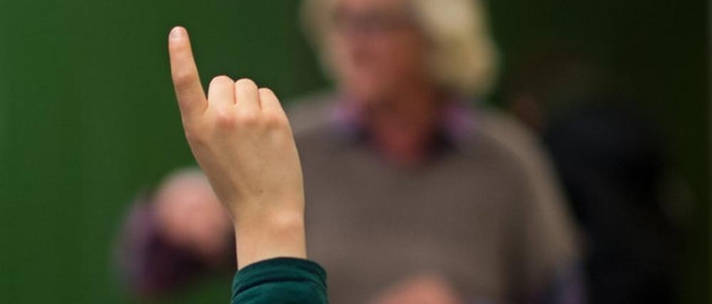 Alle schreien "Hier": Die Kampagne für mehr Lehrer in Brandenburg ist ein voller Erfolg.
