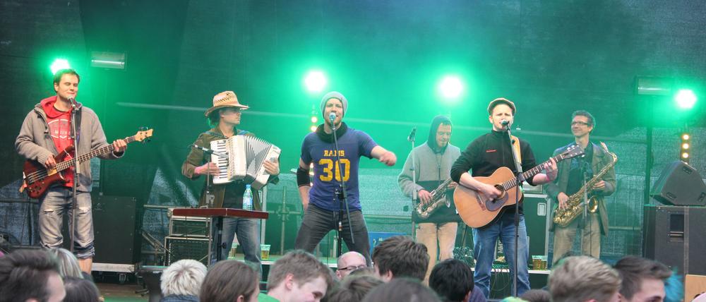 Waren etwas sauer - was das Konzert aber nur noch besser machte: Hasenscheisse.