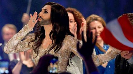 Die vollbärtige Dragqueen Conchita Wurst
