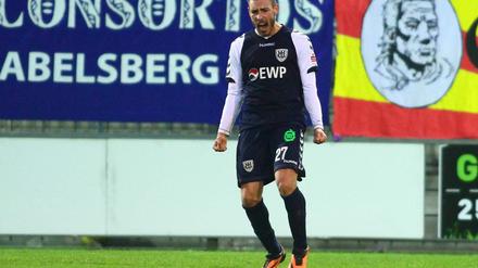 Jubel in letzter Minute: Maximilian Zimmer nach dem Treffer zum 2:2.