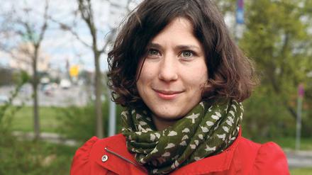 Voller Erwartung. Die Forscherin kurz vor Reisebeginn
