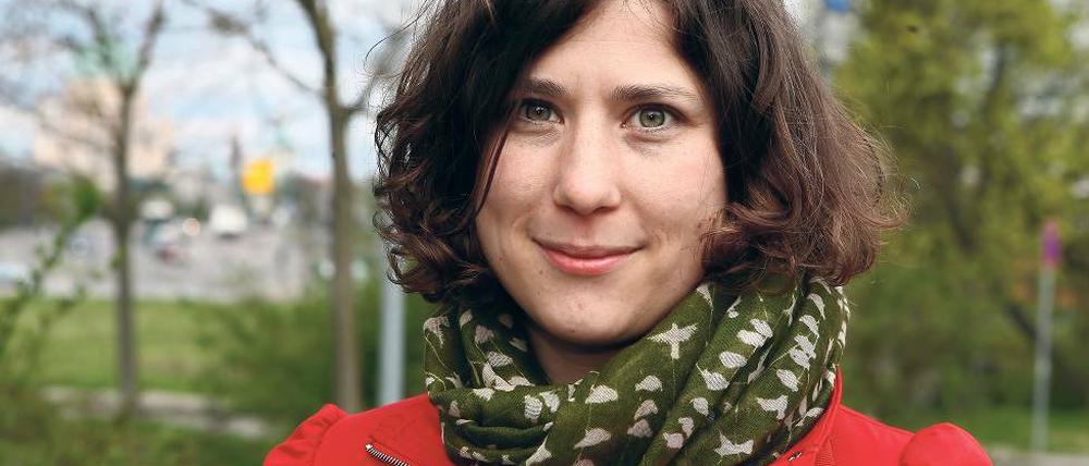 Voller Erwartung. Die Forscherin kurz vor Reisebeginn