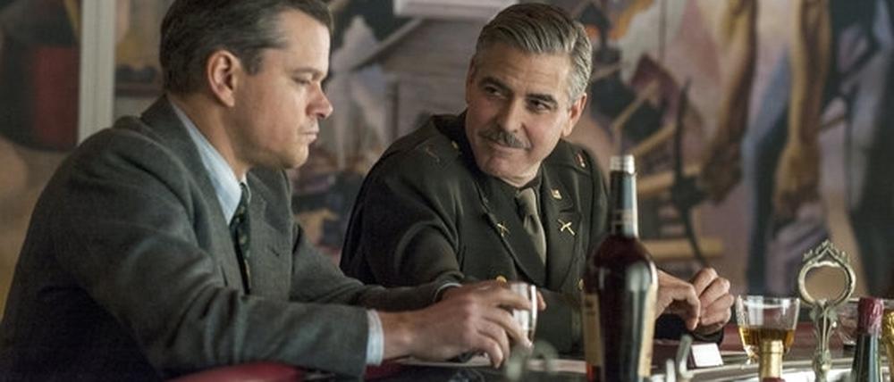 Kunstkenner in geheimer Mission: George Clooney und Matt Damon in "The Monuments Men".