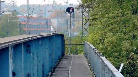 Zankapfel Brücke. Um den barrierefreien Umbau wird gerungen.