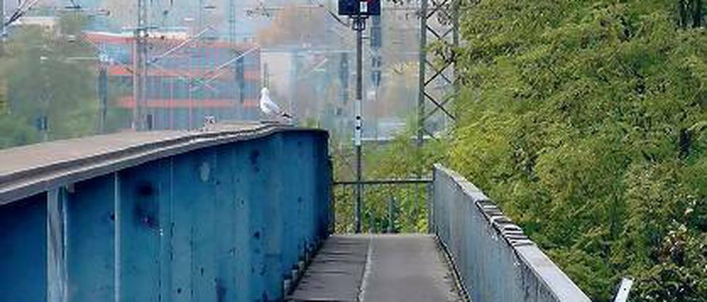 Zankapfel Brücke. Um den barrierefreien Umbau wird gerungen.