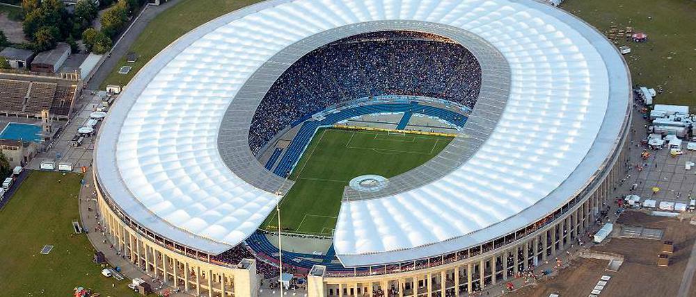 Groß genug? 75 000 Zuschauer passen ins Berliner Olympiastadion.
