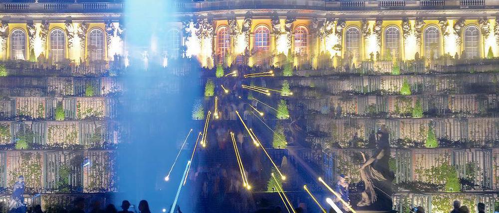 Nicht sorgenfrei. Die Veranstalter der Schlössernacht im Park Sanssouci versuchen Schwächen abzustellen.