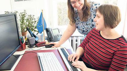 Benutzerfreundlich. Auch Blinde können an der Uni am PC arbeiten.