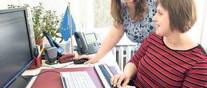 Benutzerfreundlich. Auch Blinde können an der Uni am PC arbeiten.