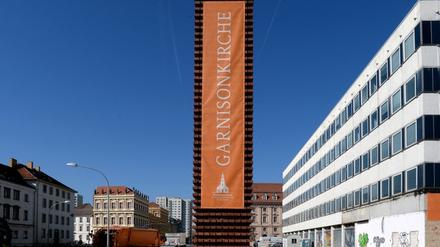 Hier soll er mal stehen: der Turm der Garnisonkirche. Nur spenden will dafür offenbar niemand.