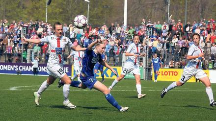 Hat sich gut in Szene gespielt: Pauline Bremer vom 1. FFC Turbine Potsdam wurde von Bundestrainerin Silvia Neid in die Nationalmannschaft eingeladen. Das macht nicht alle glücklich.