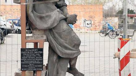 Frisch saniert. Nun sammelt der Verein für die Stadtschlossfiguren.