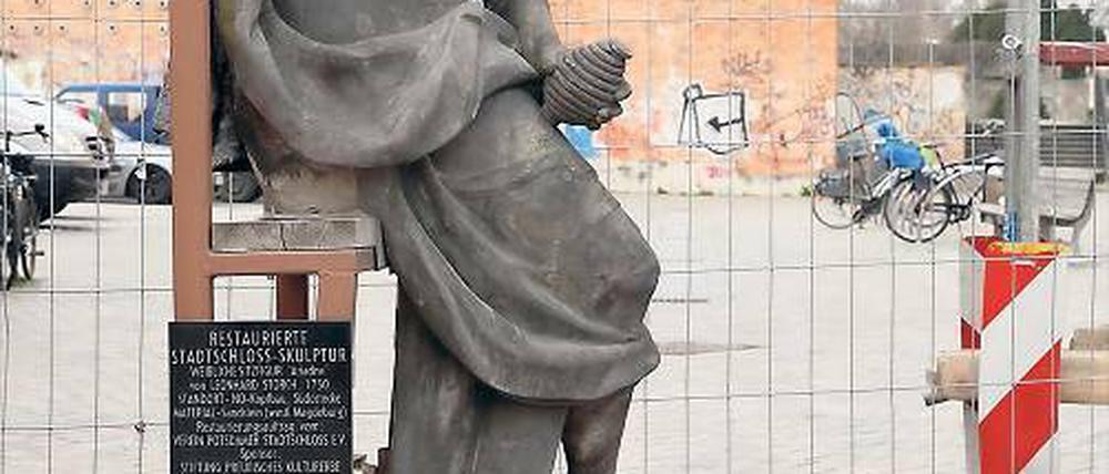 Frisch saniert. Nun sammelt der Verein für die Stadtschlossfiguren.