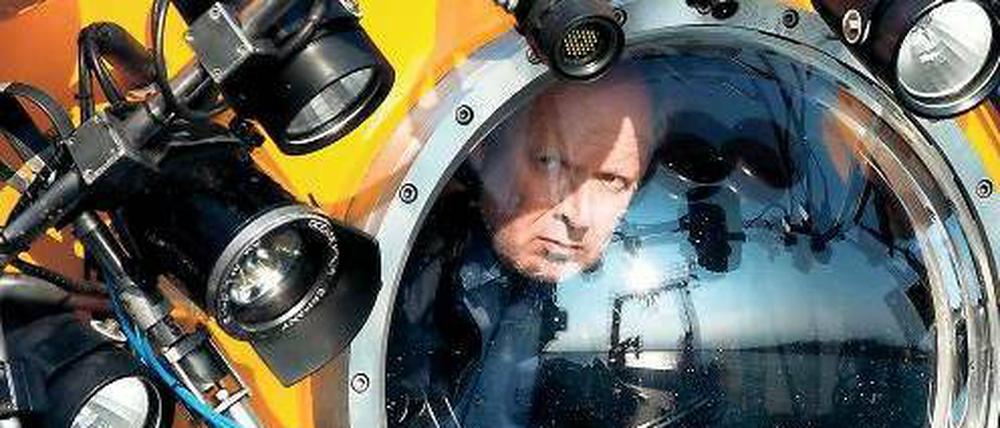Bullauge, sei wachsam. Borowski (Axel Milberg) geht im Tauchboot auf den Grund. Foto: NDR