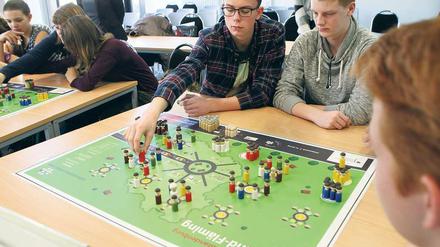 Spielerisch gestalten. Schüler sollen sich mit der Zukunft beschäftigen.