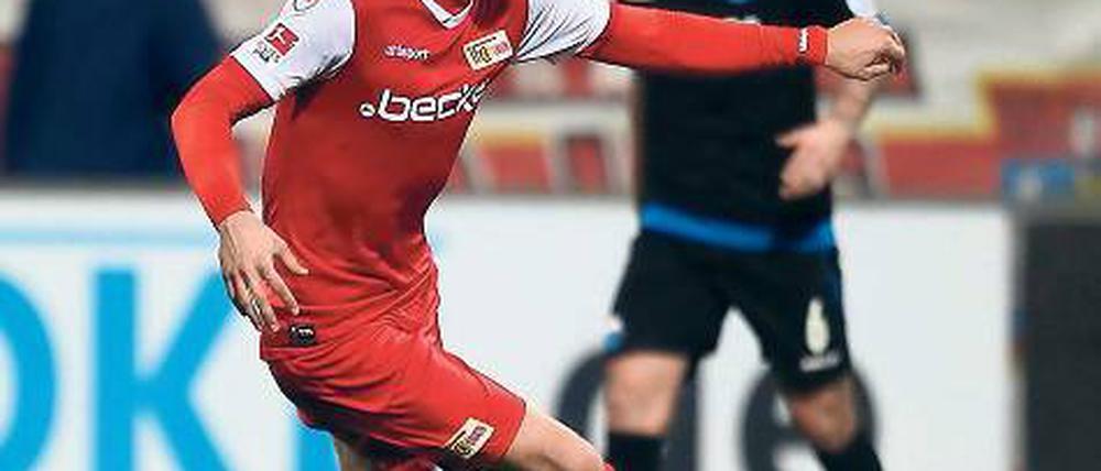 Will noch aufsteigen. Damir Kreilach vom 1. FC Union Berlin.