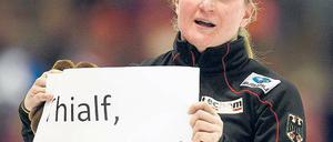 Jenny Wolf wurde fünf Mal Weltmeisterin und holte 2010 Olympia-Silber.