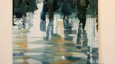 Wasser auch im Bild von Eva Moeller.